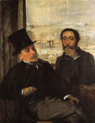  Degas and Evariste de Valernes(1816-1896)